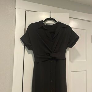 Women’s maxi Black Dress.